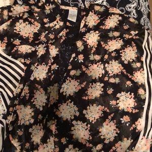 floral cardigan OneSize